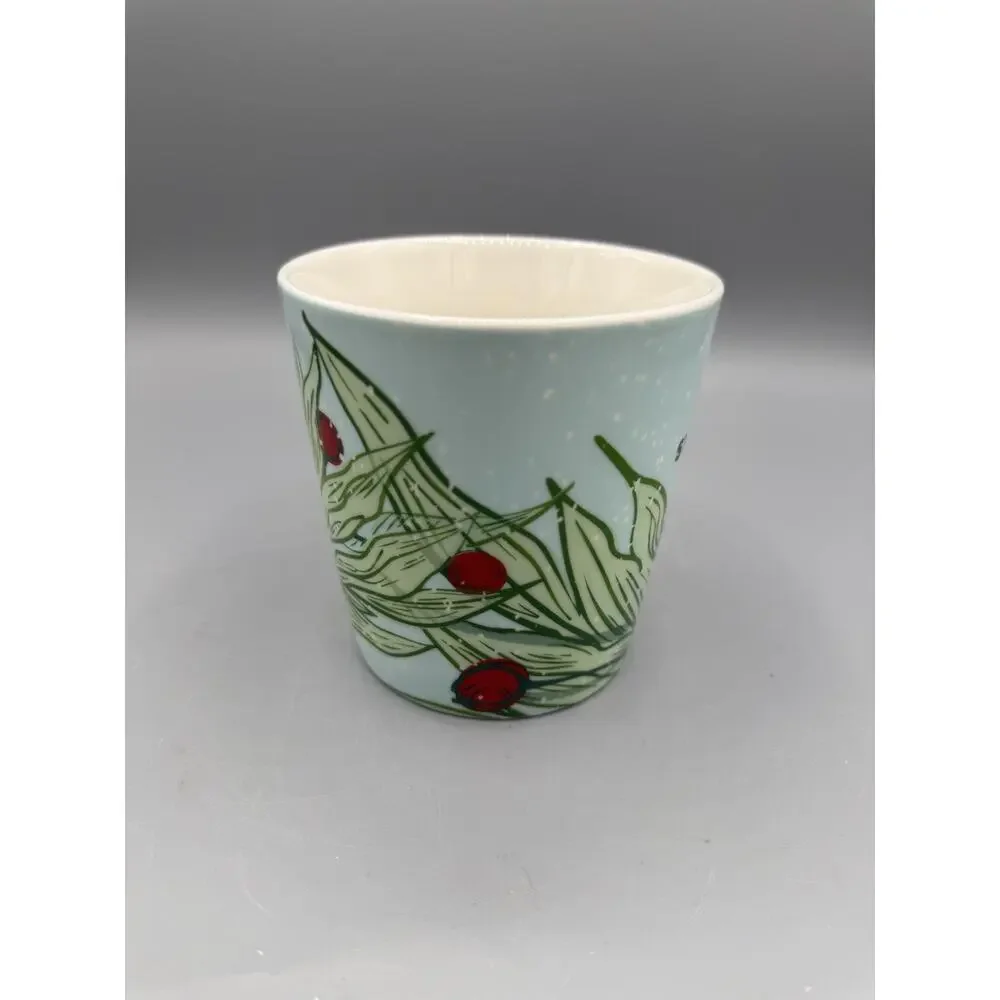 Starbucks 2020 Red Holly And Green Leaves Holiday 16 oz. Coffee Mug, New!